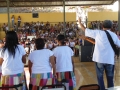 Jordania - Quadra da Escola Estadual de Jordânia lotada pelos alunos